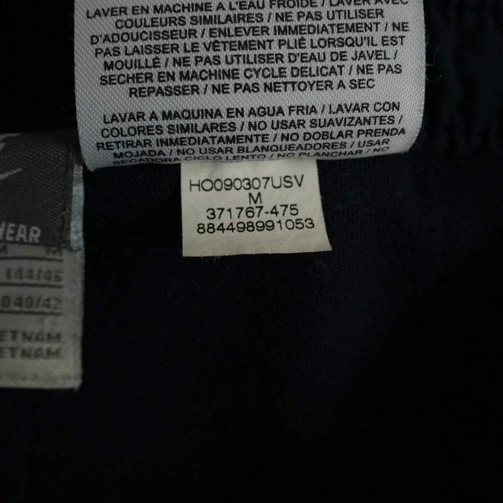 VTG Nike Track Pants Mens M Navy‎ Blue Lined Sportswear Windbreaker Y2K Straight